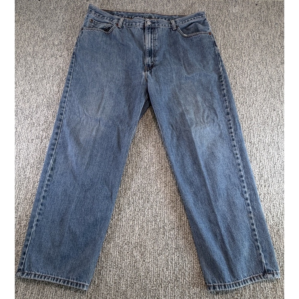 VTG Levis 550 Jeans Mens 42x30** Blue Medium‎ Wash Relaxed Fit Tapered Leg Denim